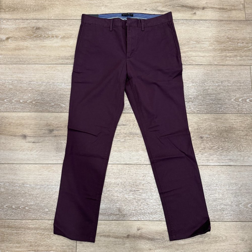 Banana Republic Fulton Chino Skinny Fit (Burgundy/Purple)